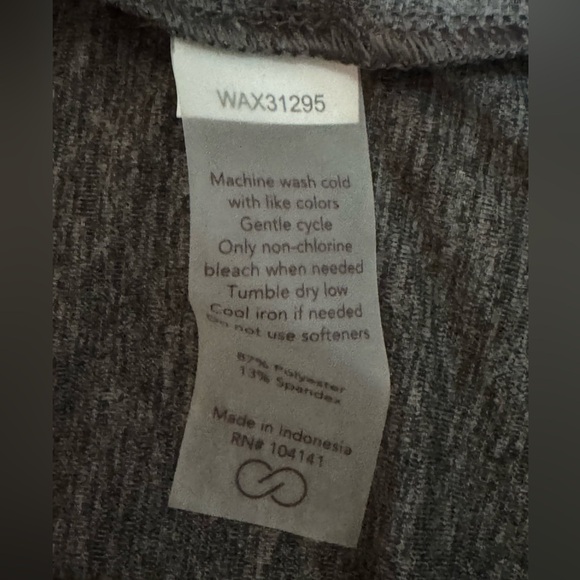 Calia Women's Lustralux Mock Neck Tank Breathable Soft Fabric Top XXL Gray NWT - Picture 9 of 9